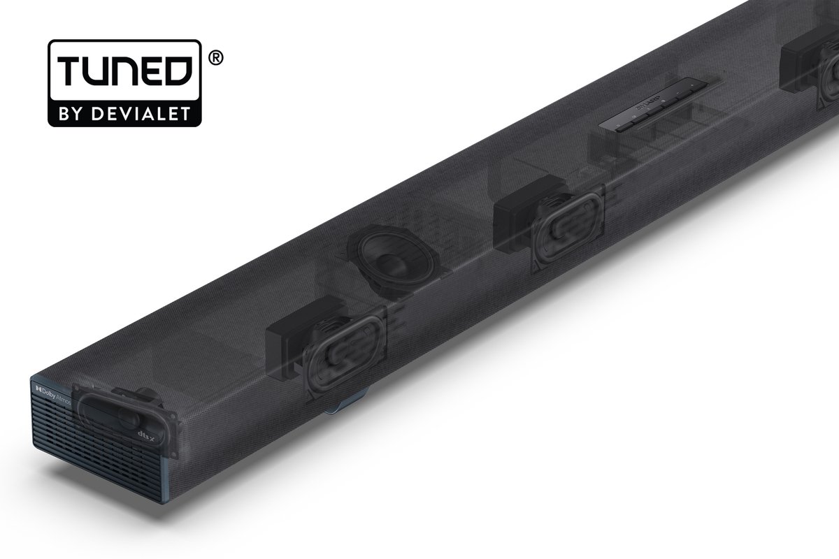 Sharp HT-SBW55121 Soundbar 5.1.2 Dolby Atmos Zwart - afbeelding 2