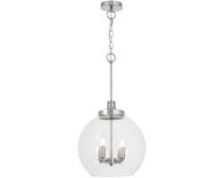 Lumina Deco Bellaria Hanglamp Glas Chroom E14 4x40W