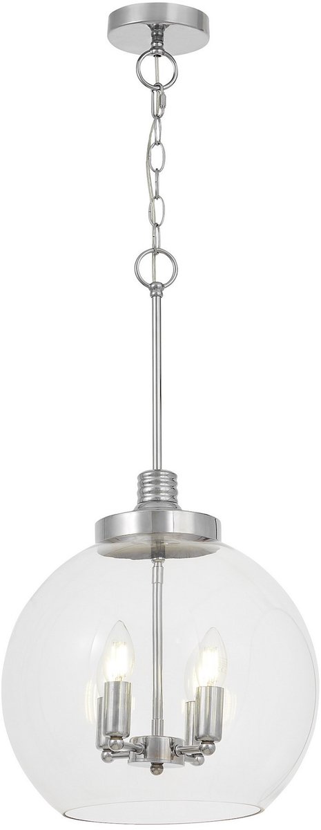 Lumina Deco Bellaria Hanglamp Glas Chroom E14 4x40W