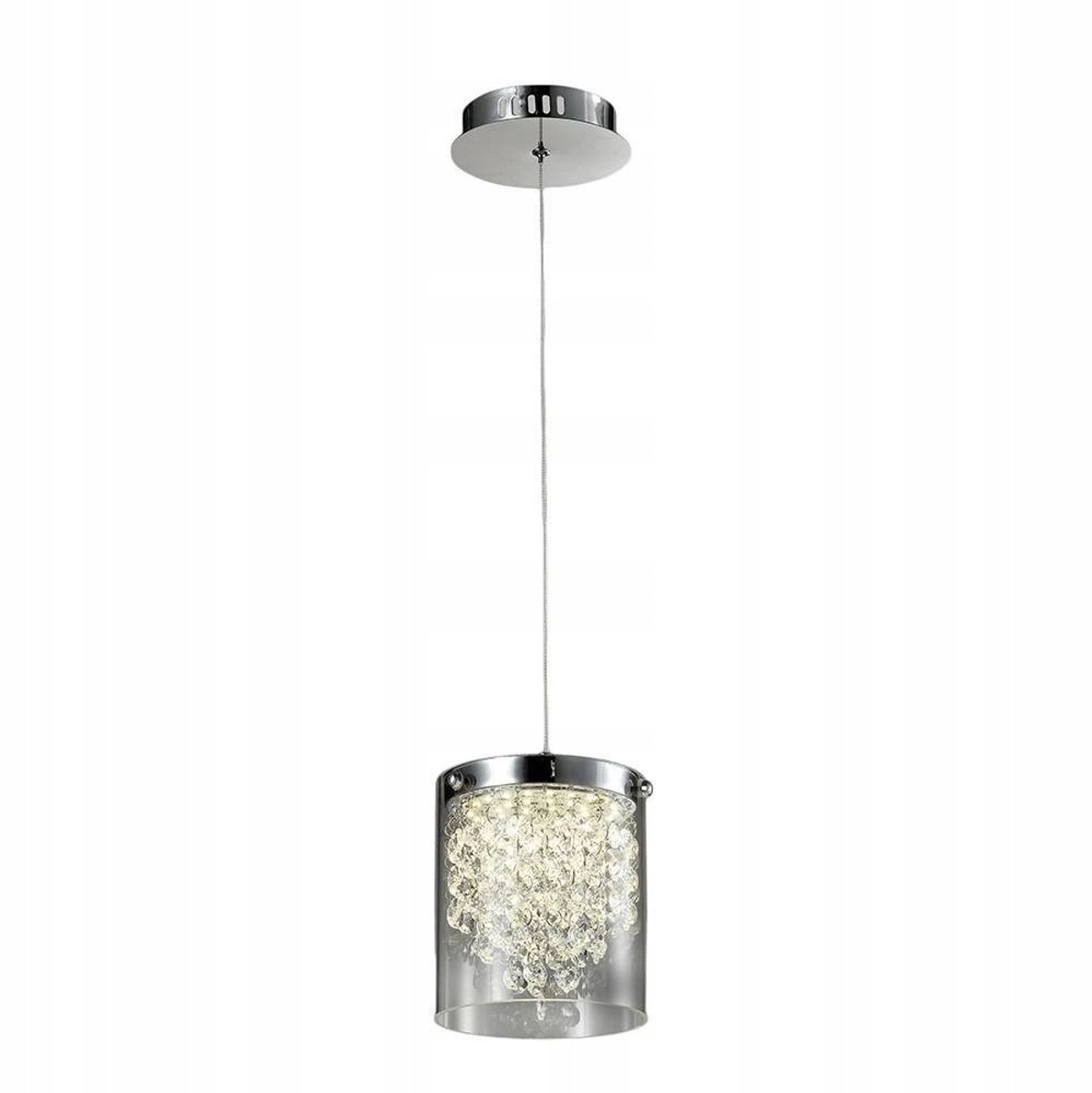 Licht Prestige Cantos 1 LED Hanglamp - Moderne Kristallen Kroonluchter