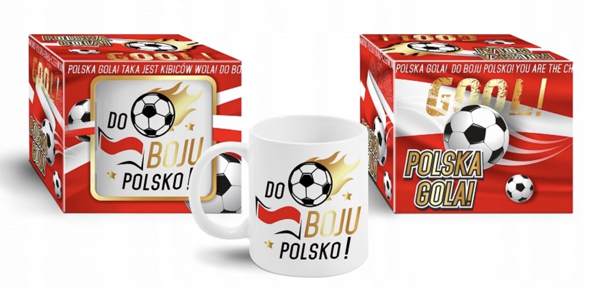 Voetbal Fan Mok - 300ml porselein - Cadeau-idee