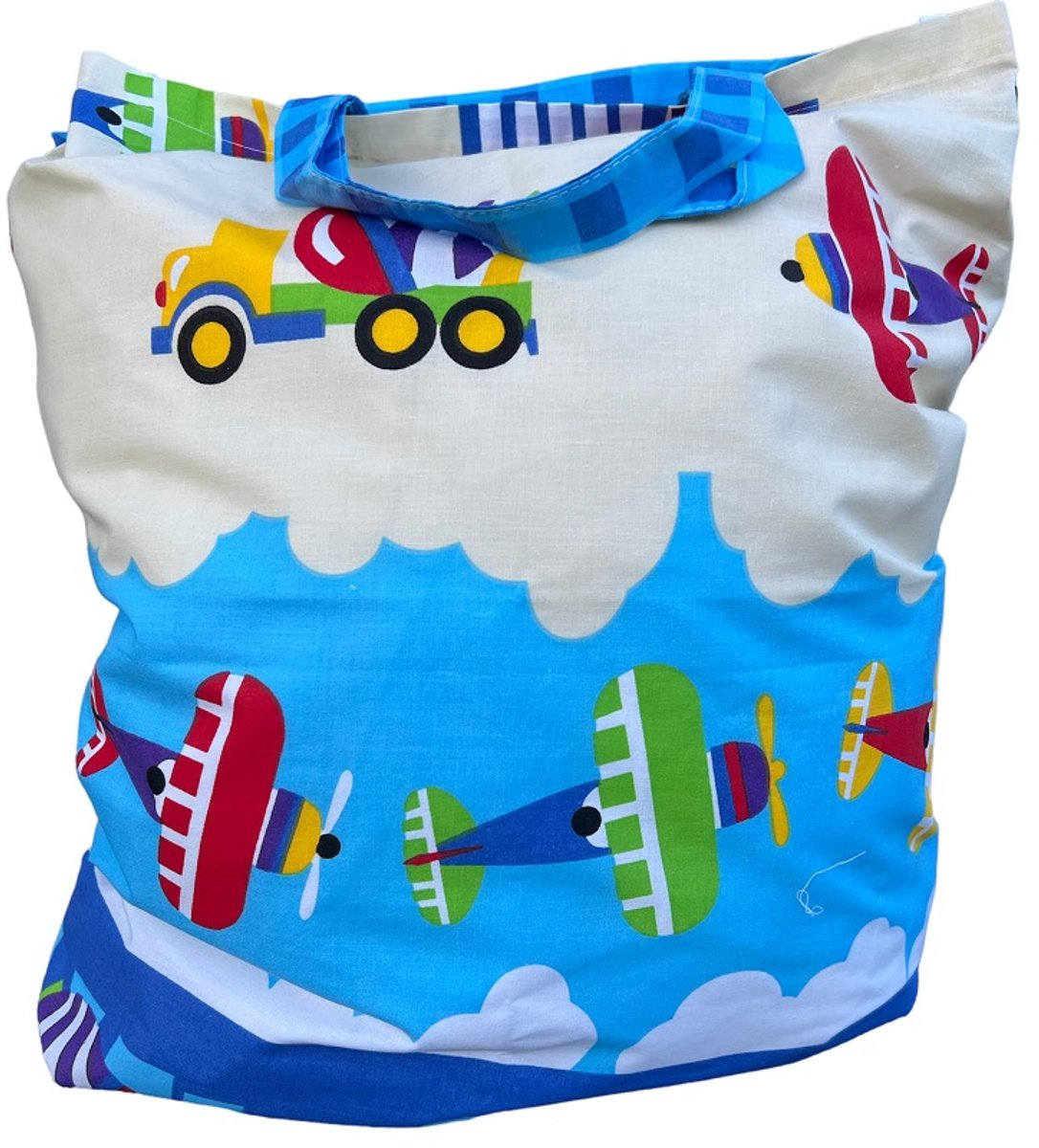 Kinderdagverblijf Beddengoed Tas 50x60 cm - Kleurrijk Transport