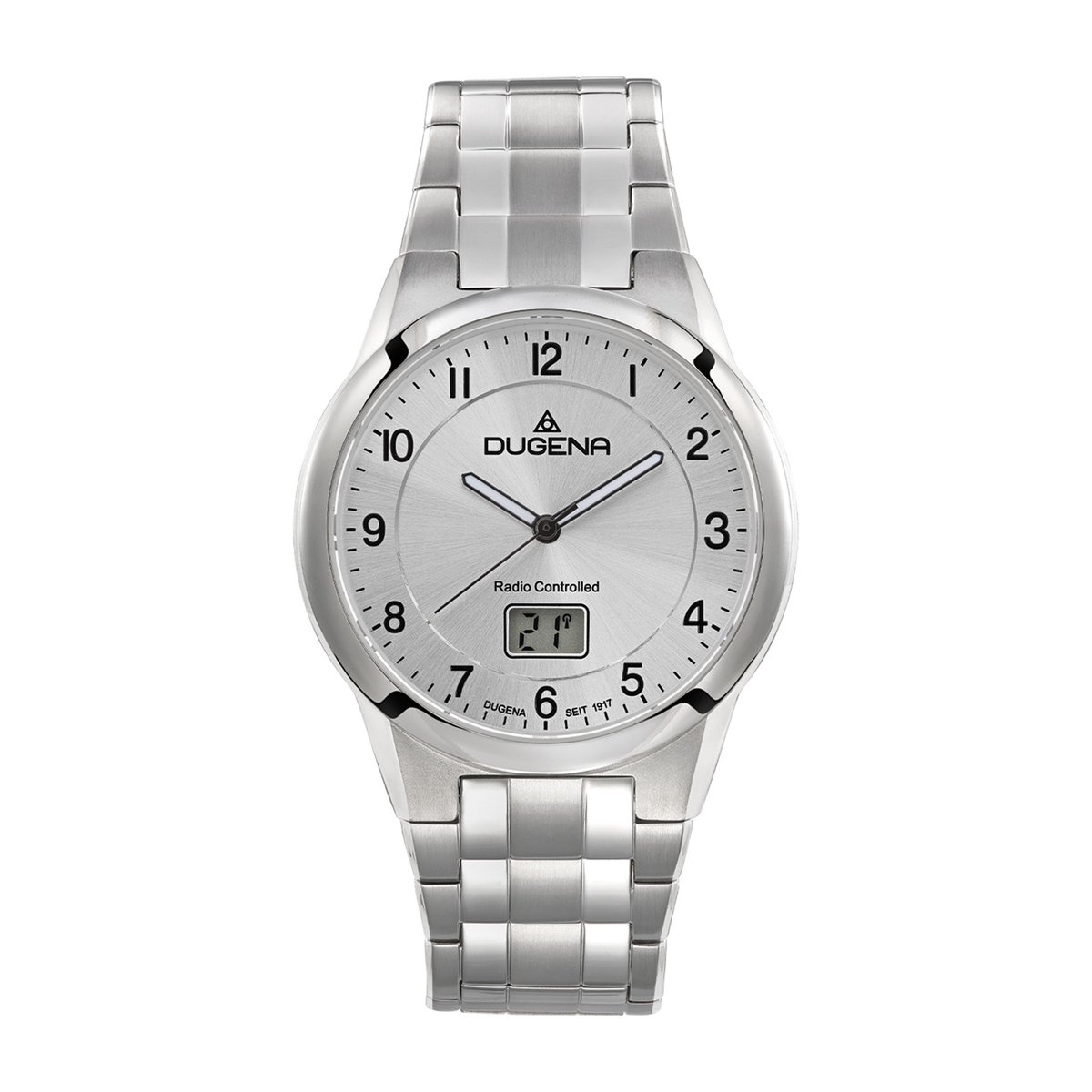 Dugena - 4461127 - Polshorloge - Men - Kwarts - Radiogestuurd - Gent