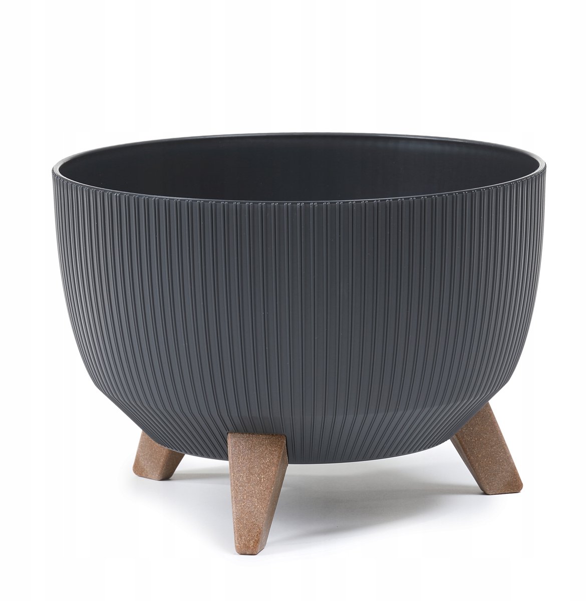 ROMA JUMPER bloempot crème, ø 47 cm, loft stijl, met poten