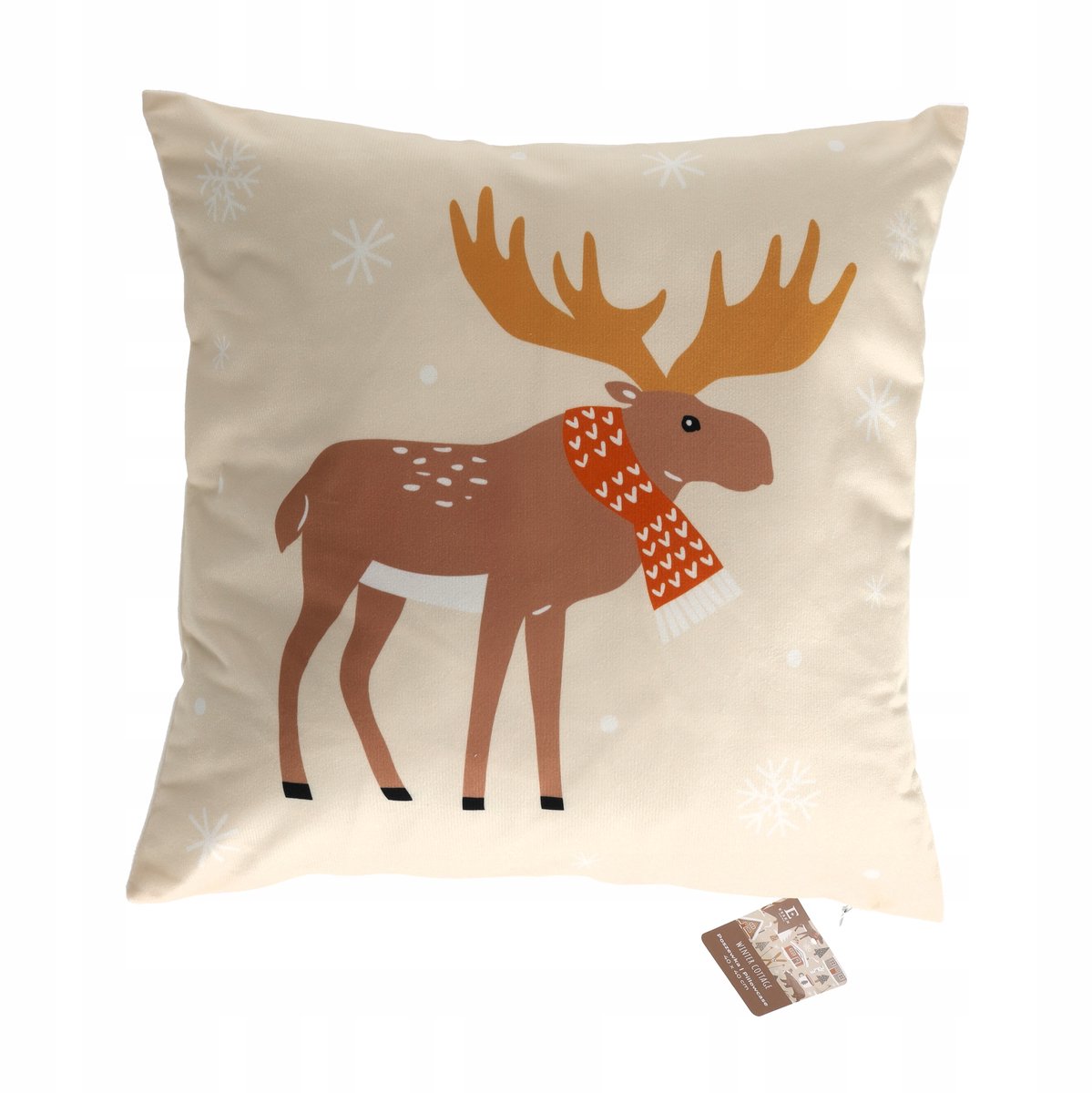 Decoratieve kussensloop met rendier - Kerst & Winter Cottage