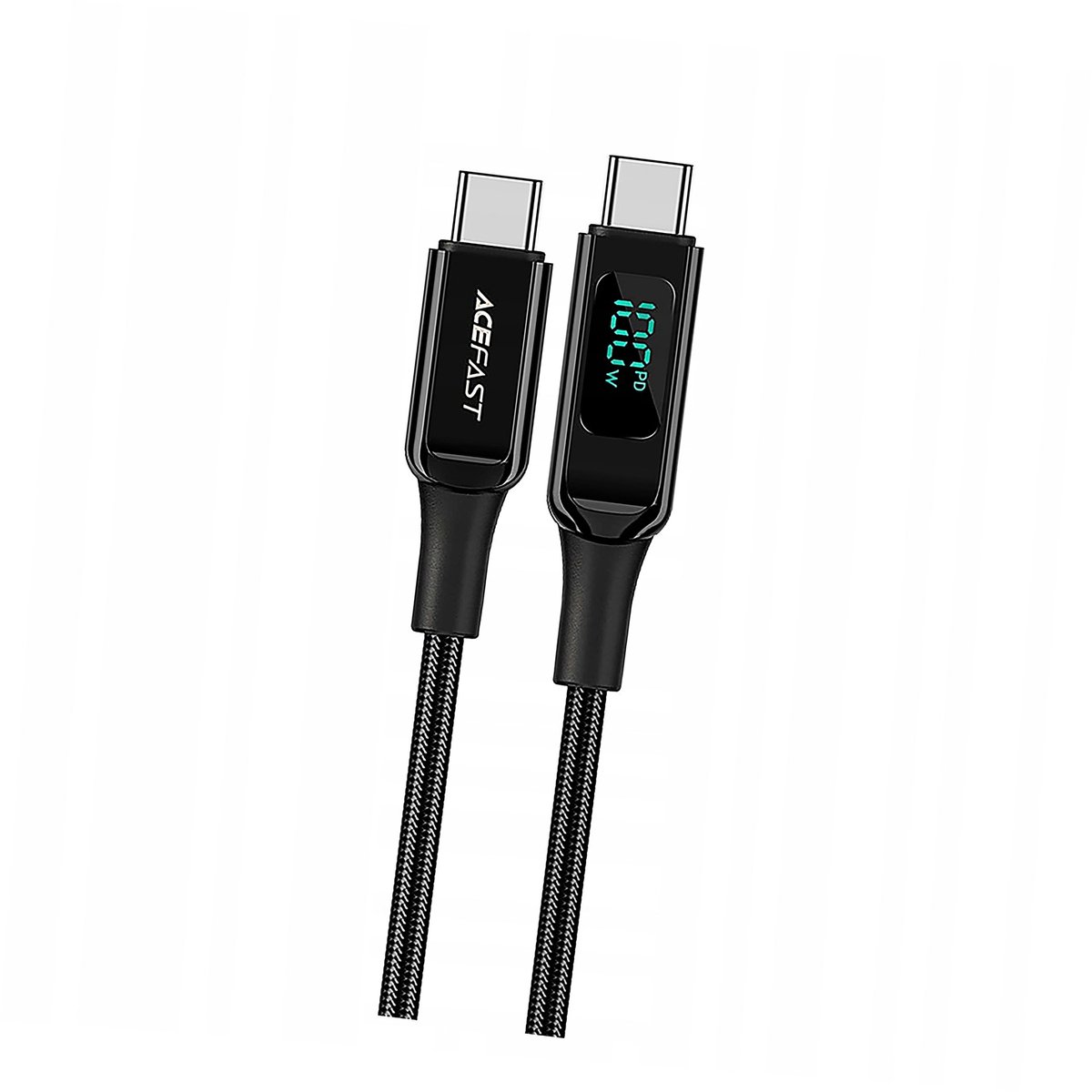 Image of Acefast C6-03 USB-C naar USB-C Kabel - 100W PD, 5A, 2m, Zwart