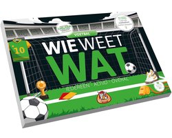 White Goblin Games - Wie Weet Wat: Voetbal - Partyspel - 2 tot 10 spelers - Speelt snel en de uitleg
