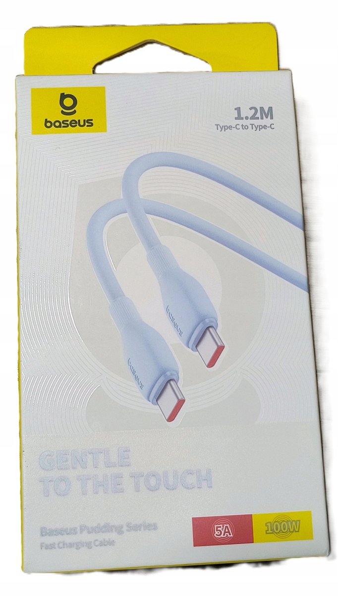 Baseus USB-C naar USB-C Laadkabel 100W - Blauw Grijs 1.2m