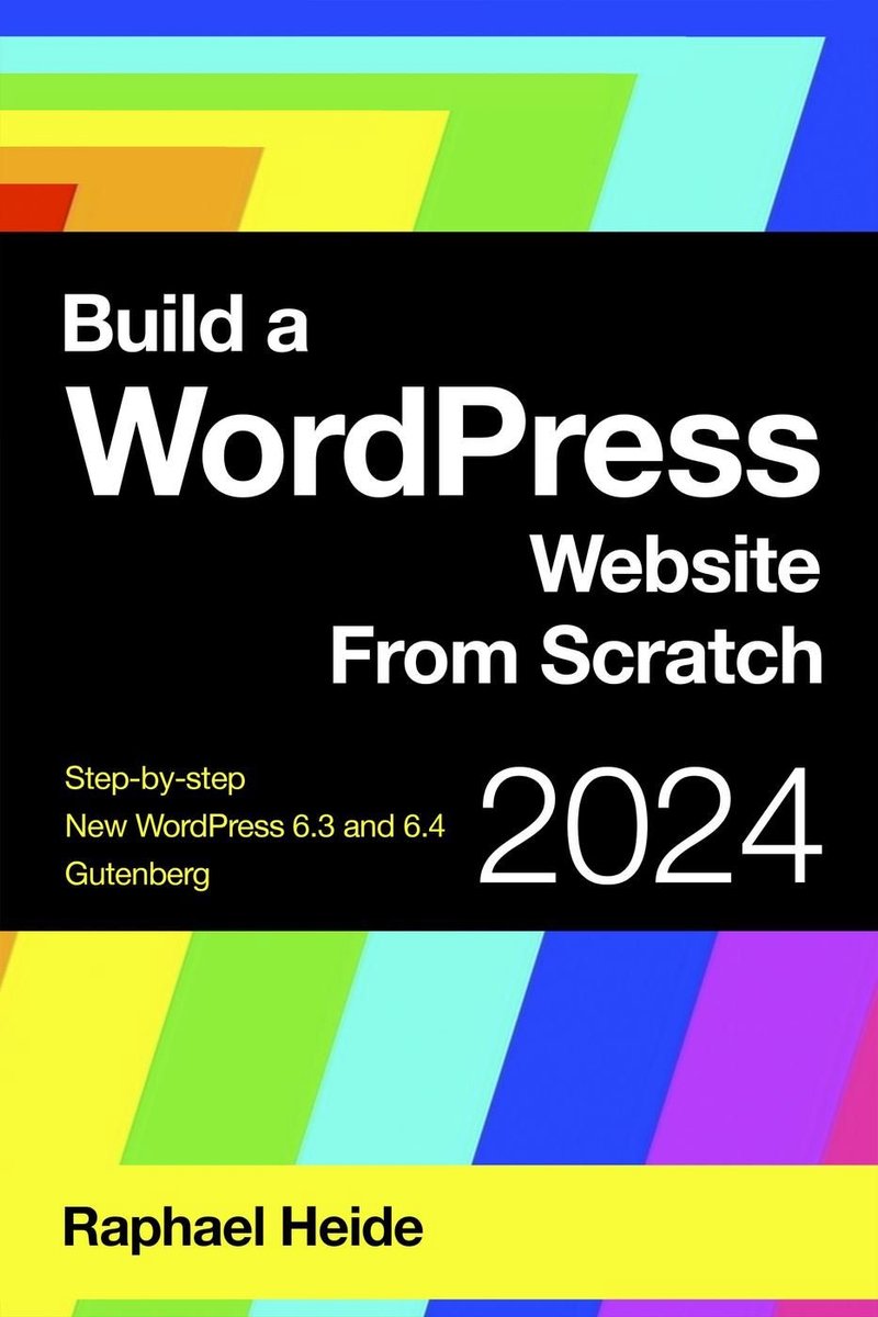 Omslag van WordPress 2024 - Build a WordPress Website From Scratch 2024