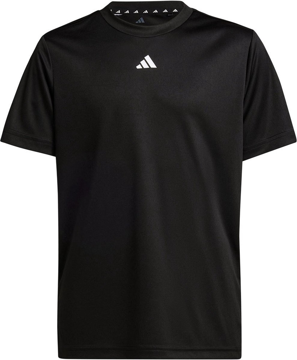 Adidas Train Essentials Logo Regular Fit T-shirt Met Korte Mouwen 15-16 Years Kinderen Zwart