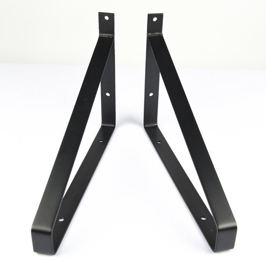 Supports d'étagères industriels 30,5 cm – Pour Planches jusqu'à 30 cm – Zwart – Set de 2