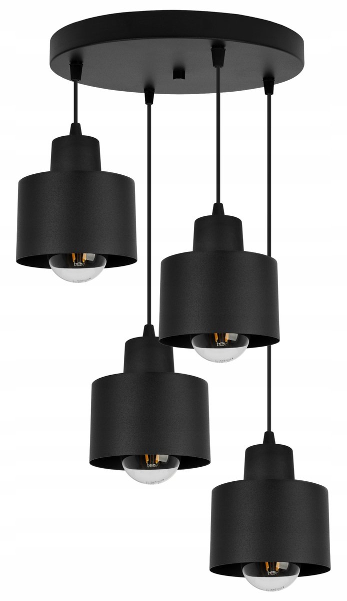 Zwarte Plafondlamp PANTA E27 - Stijlvol Loft Design