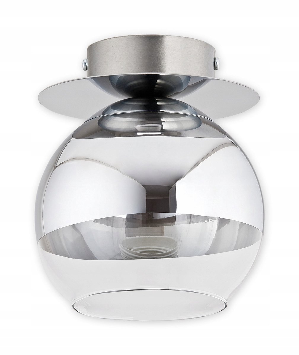 Kleuren Plafondlamp 1-lichts - Chroom/Zilver/Transparant
