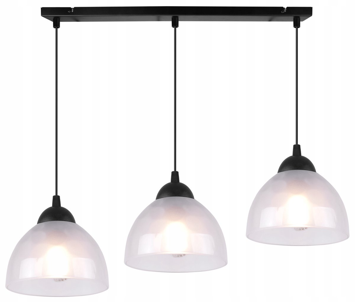 Hanglamp Venice 3-lichts met glas E27 75cm