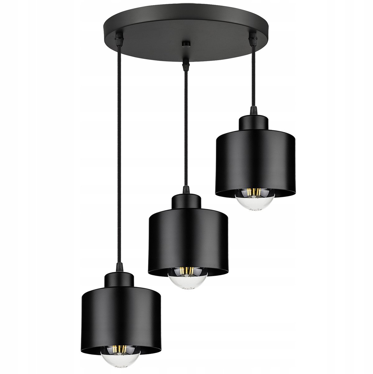 LEDLUX LX-1039 Hanglamp Zwart - Verstelbare Hoogte, E27