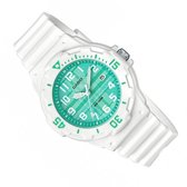Casio Dames - Polshorloge LRW-200H-3CVCF wit en groen