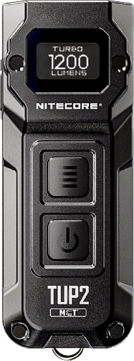 Nitecore TUP2 Sleutelhangerlamp oplaadbaar zwart