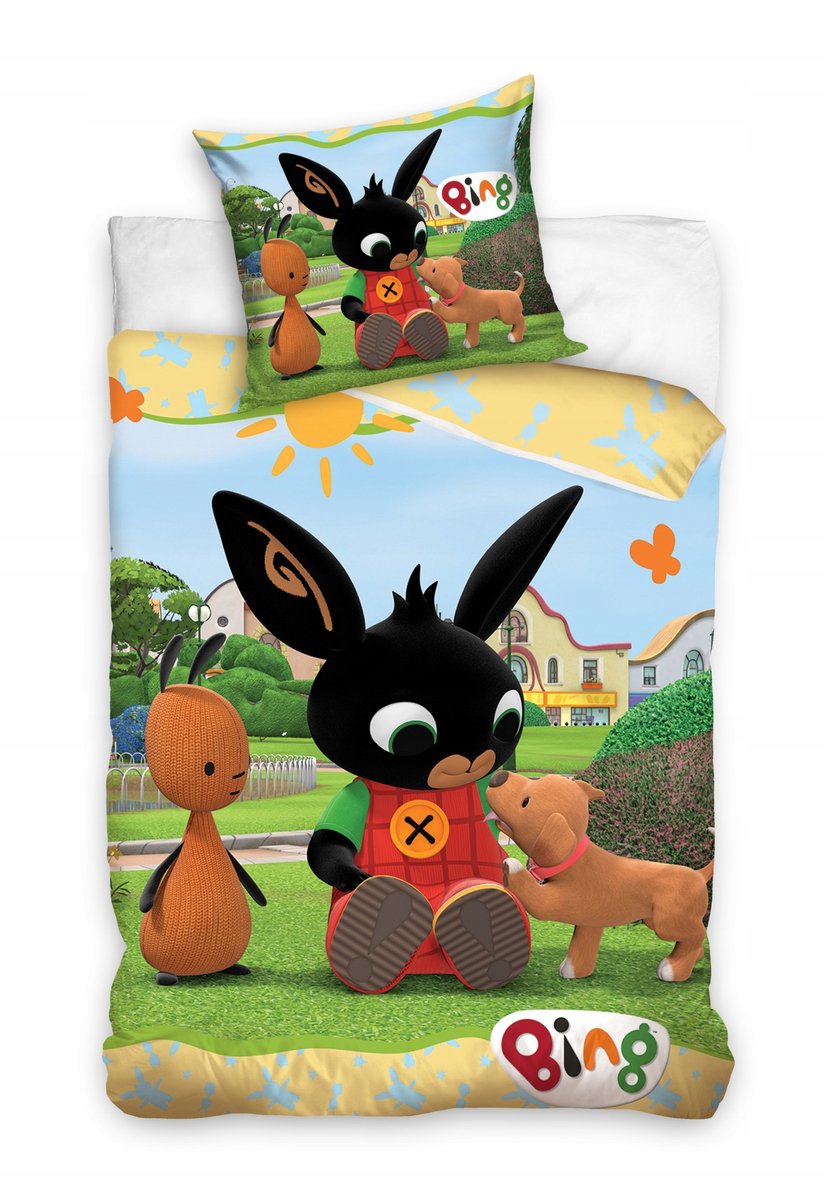 Bing Flop Kinderbeddengoed Katoen 160x200 cm