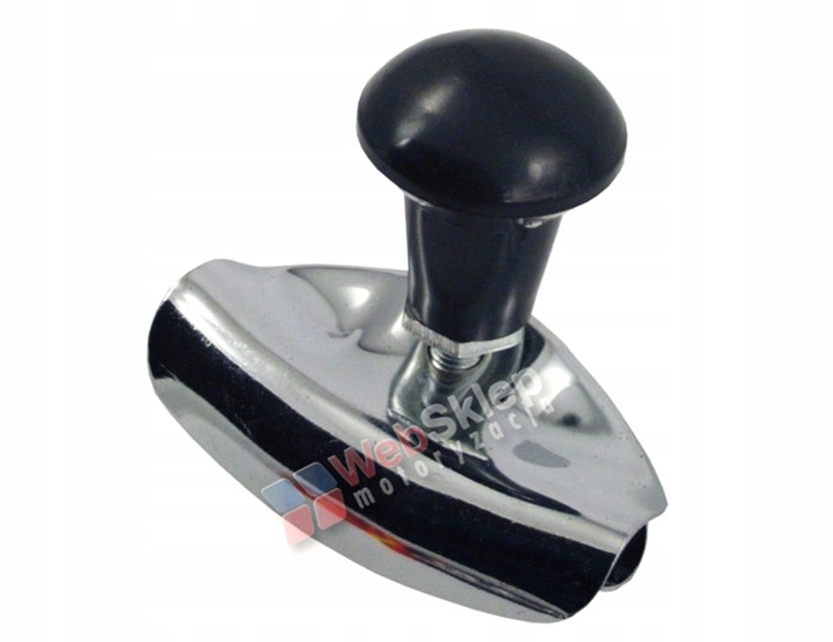 Chrome Stuurwiel Knop - Universeel voor Vrachtwagen, Bus, Auto