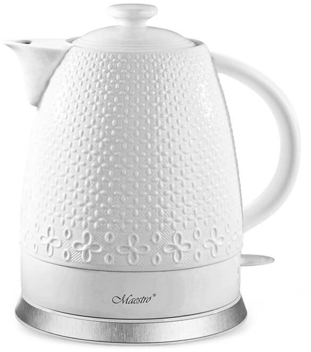 Maestro MR-073 Keramische waterkoker 1,5l 1200W Wit