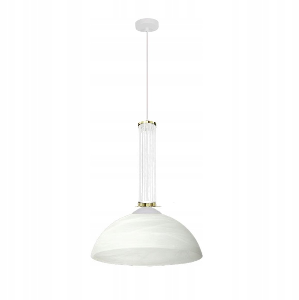 Salvador 1B Hanglamp - Grote Glazen Kap, Klassiek Design, E27