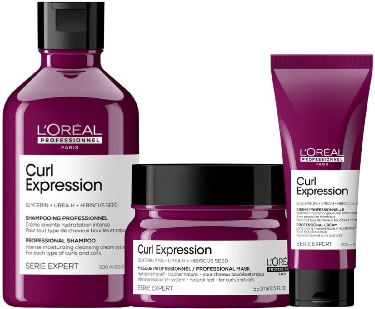 L'Oréal Professionnel Curl Expression Set - 300+250+200ml