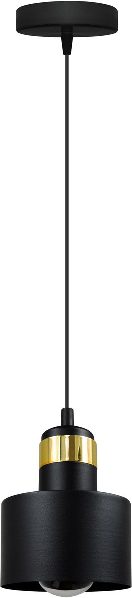 Moderne Hanglamp Port Port 03-305, Zwart/Goud, E27