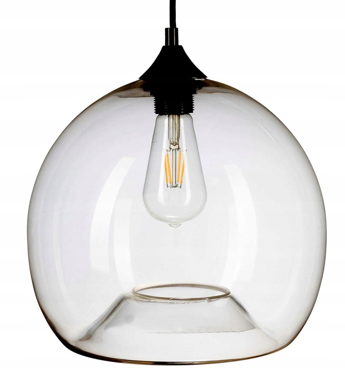 Glazen Hanglamp ONYX 20cm - Transparant & Modern