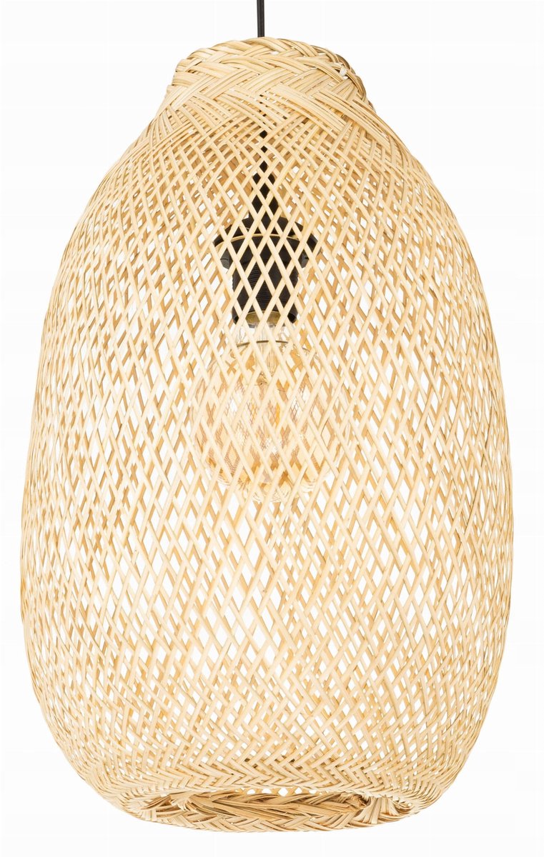 BOHO hanglamp bamboe langwerpig 40cm TH05