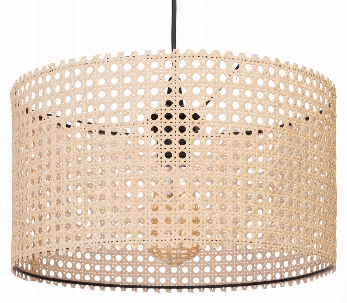 Rattan Hanglamp Cilinder - Sfeervolle Verlichting voor Elk Interieur