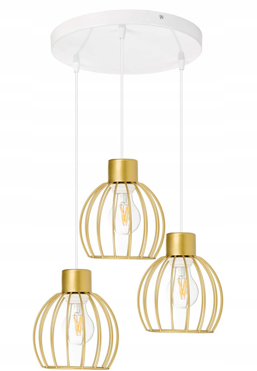 Good Draad Bol Hanglamp - 3xE27 - Loft Stijl