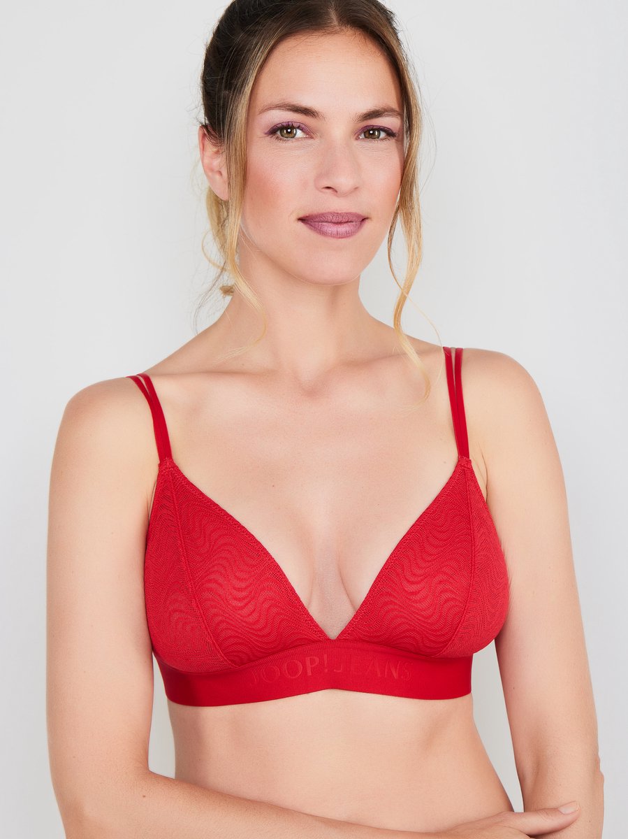 Joop! Bralette Tempting Non Padded bright red