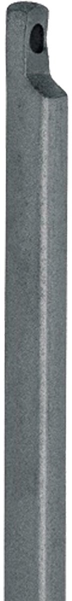 DENI Driestang met uitsparing enk.1500mm D.13mm STA helder verz. - 4113 1501 33