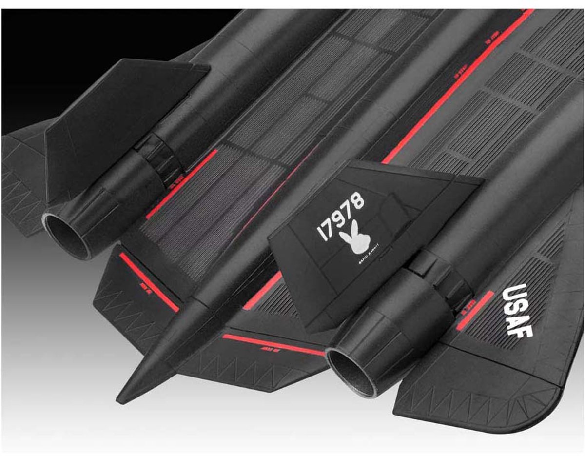 Revell Modelbouwpakket Militaire voertuigen - 03652 Lockheed SR-71 Blackbird easy-click-system Plastic - 1:110 - Modelbouw — afbeelding 2