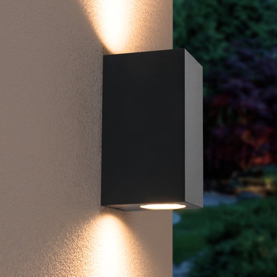 Calex wandlamp buiten rechthoek - antraciet Calex wandlamp buiten rechthoek - antraciet