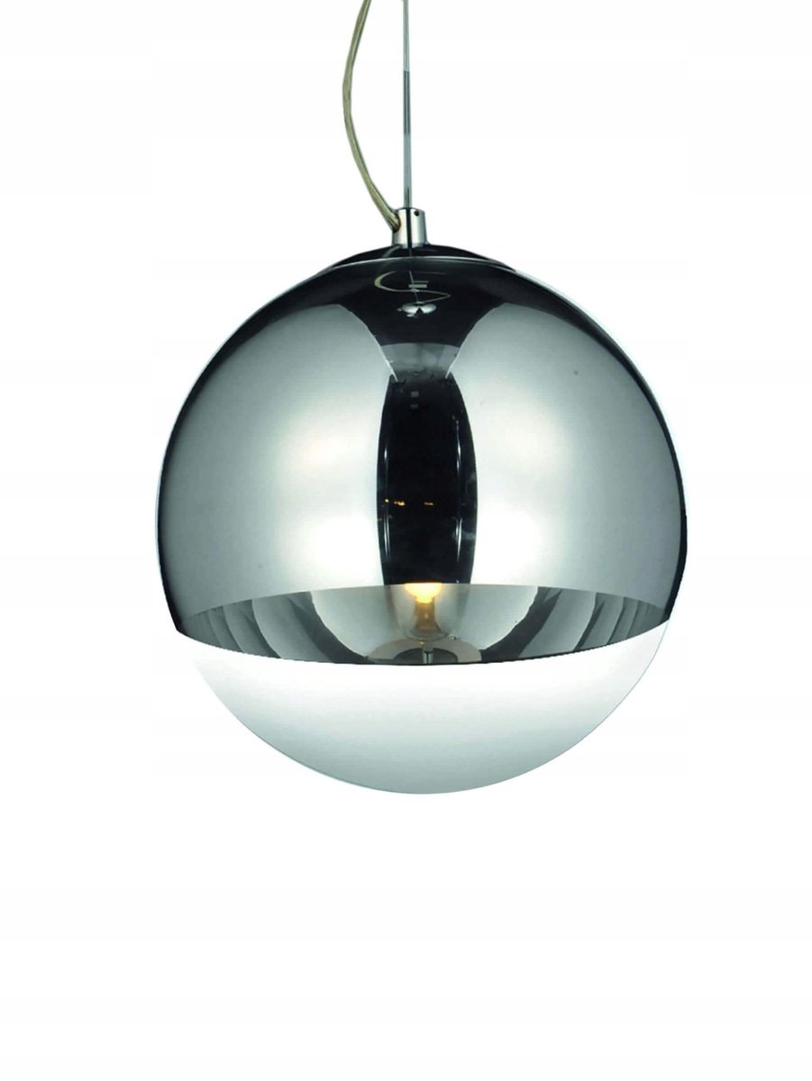 Lumina Deco Ibiza Hanglamp Chroom Glas E27 40W