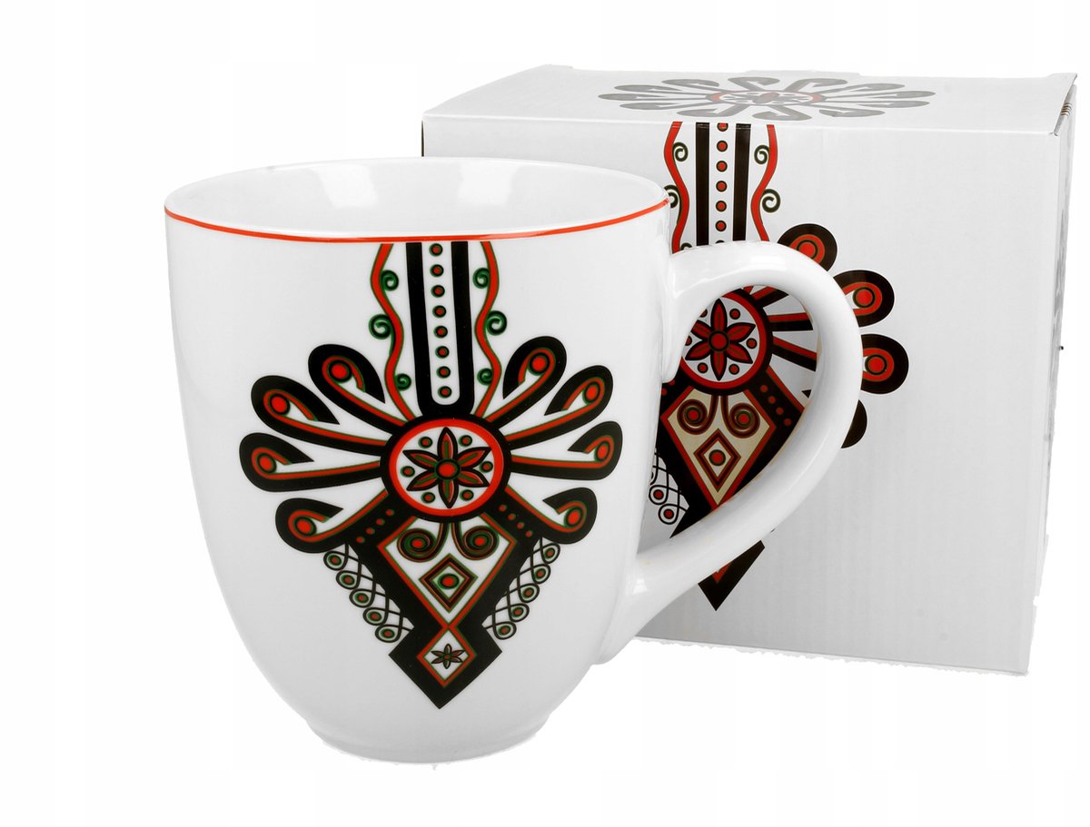XXL Mok 950ml Parzenica - Porselein, handgemaakt ontwerp