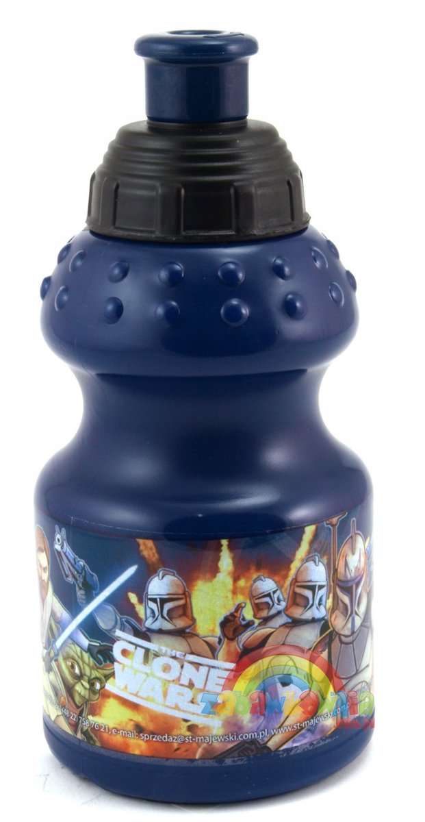 Bidon Star Wars Clone Wars Blauw 480ml Plastic