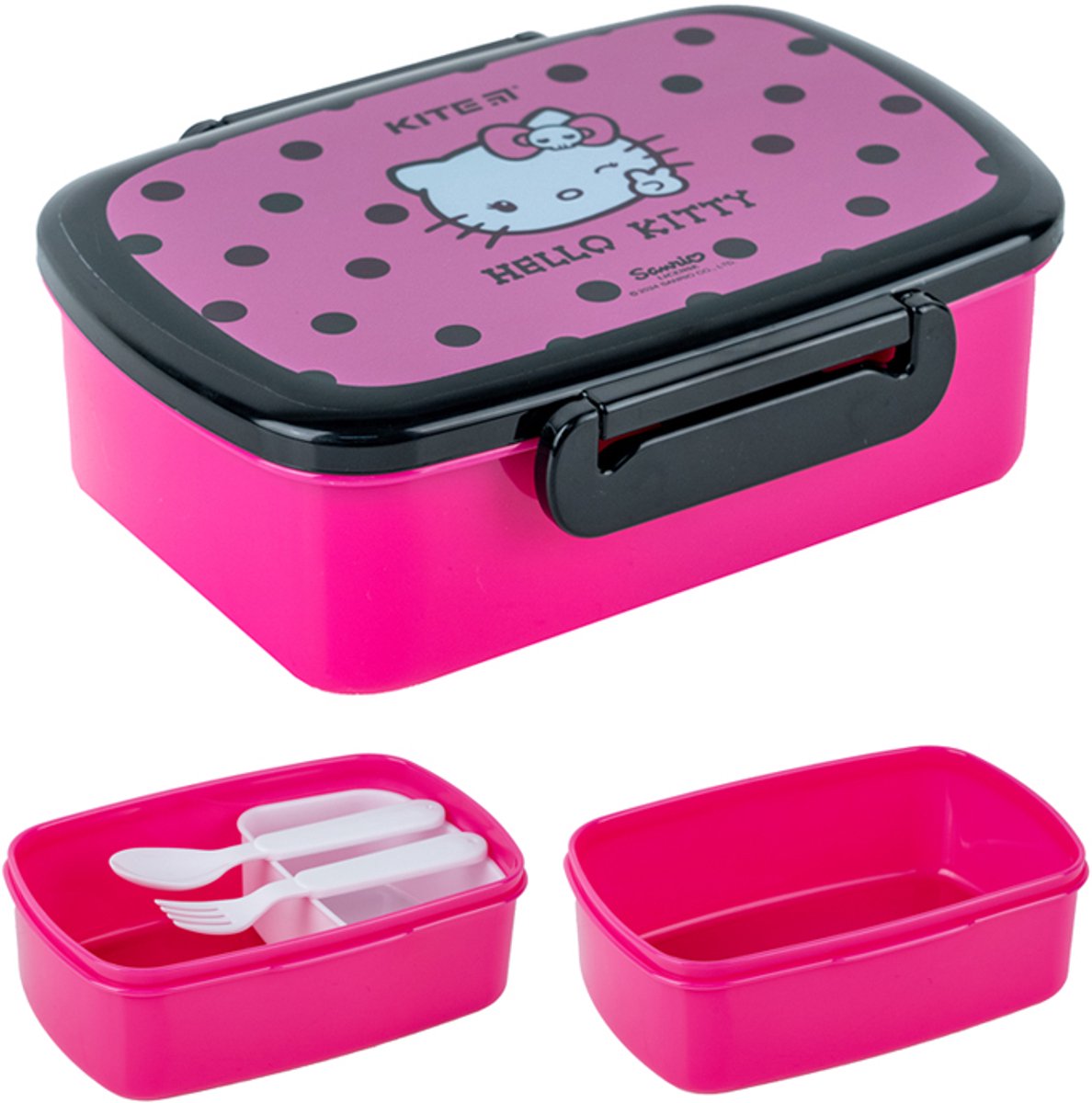 Hello Kitty Lunchbox met Bestek - 750ml - BPA-vrij