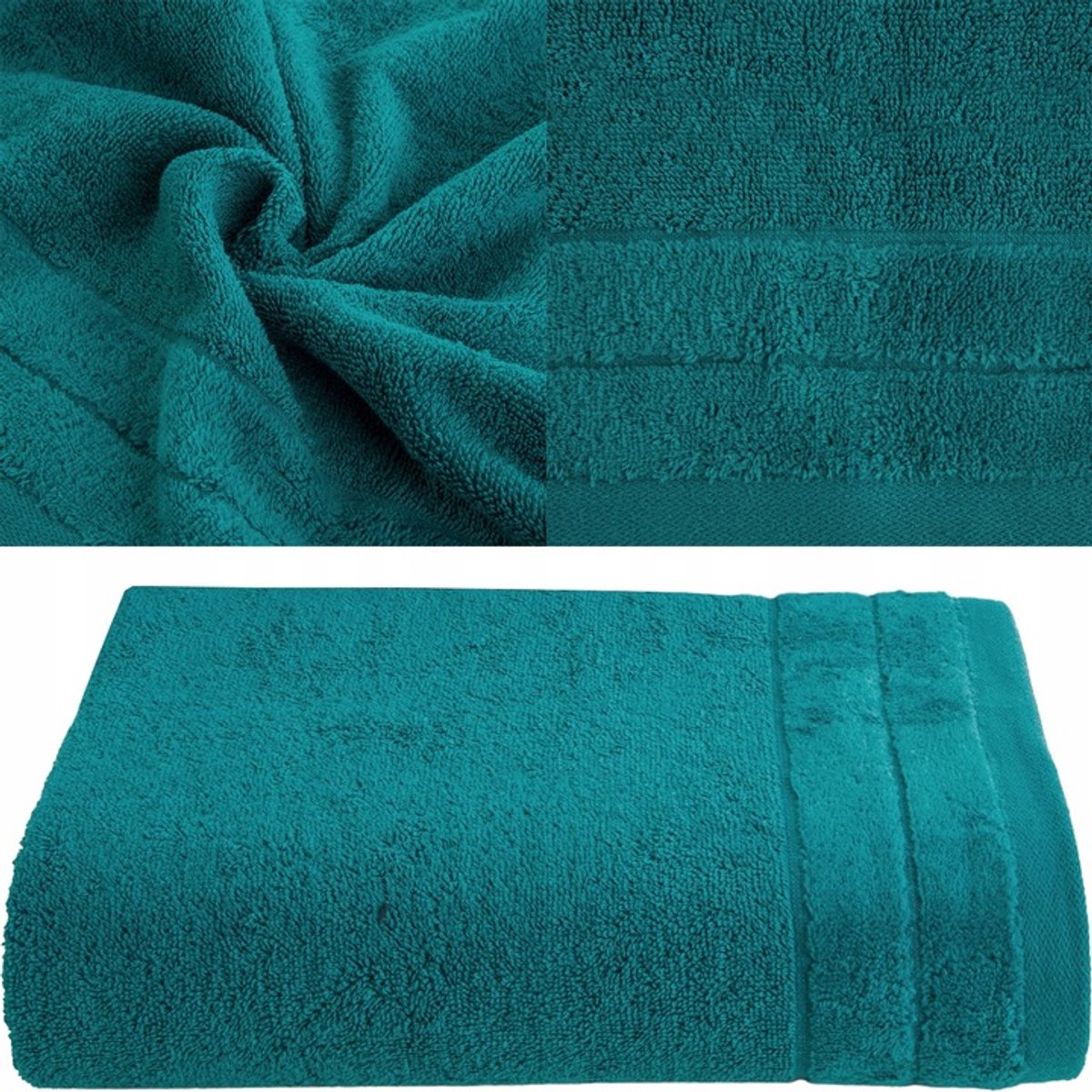 Badhanddoek 70x140 cm - 100% Katoen - Donker Turquoise