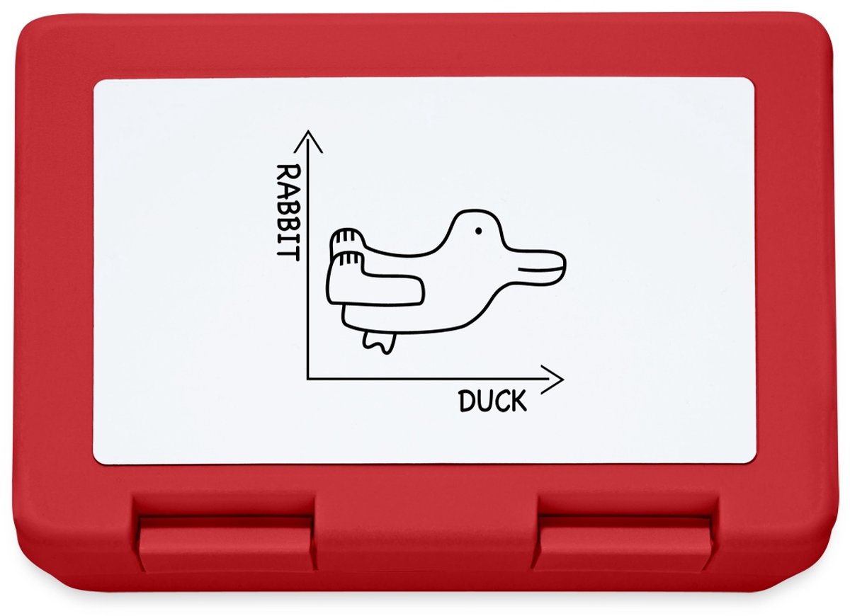 Rabbit Of Duck? – Slimme Optische Illusie Broodtrommel Lunchbox