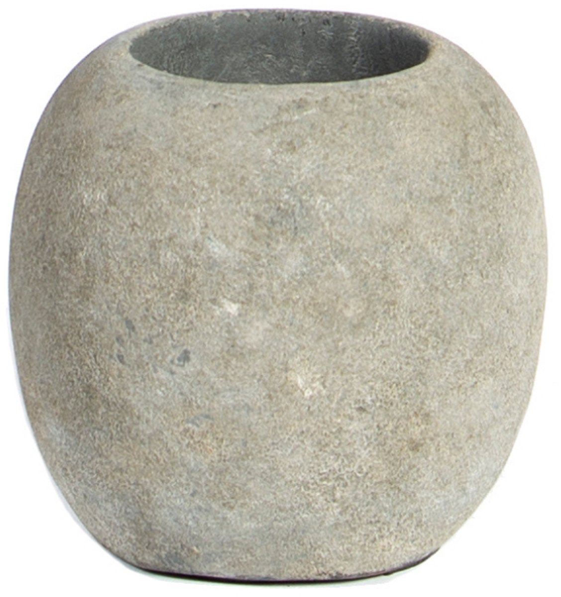 STILL - Waxinelichthouder - Bol - Tin - Grijs - 15 cm