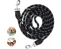 Hondenriem, nylon riem, 3 meter lange verstelbare riem voor grote honden