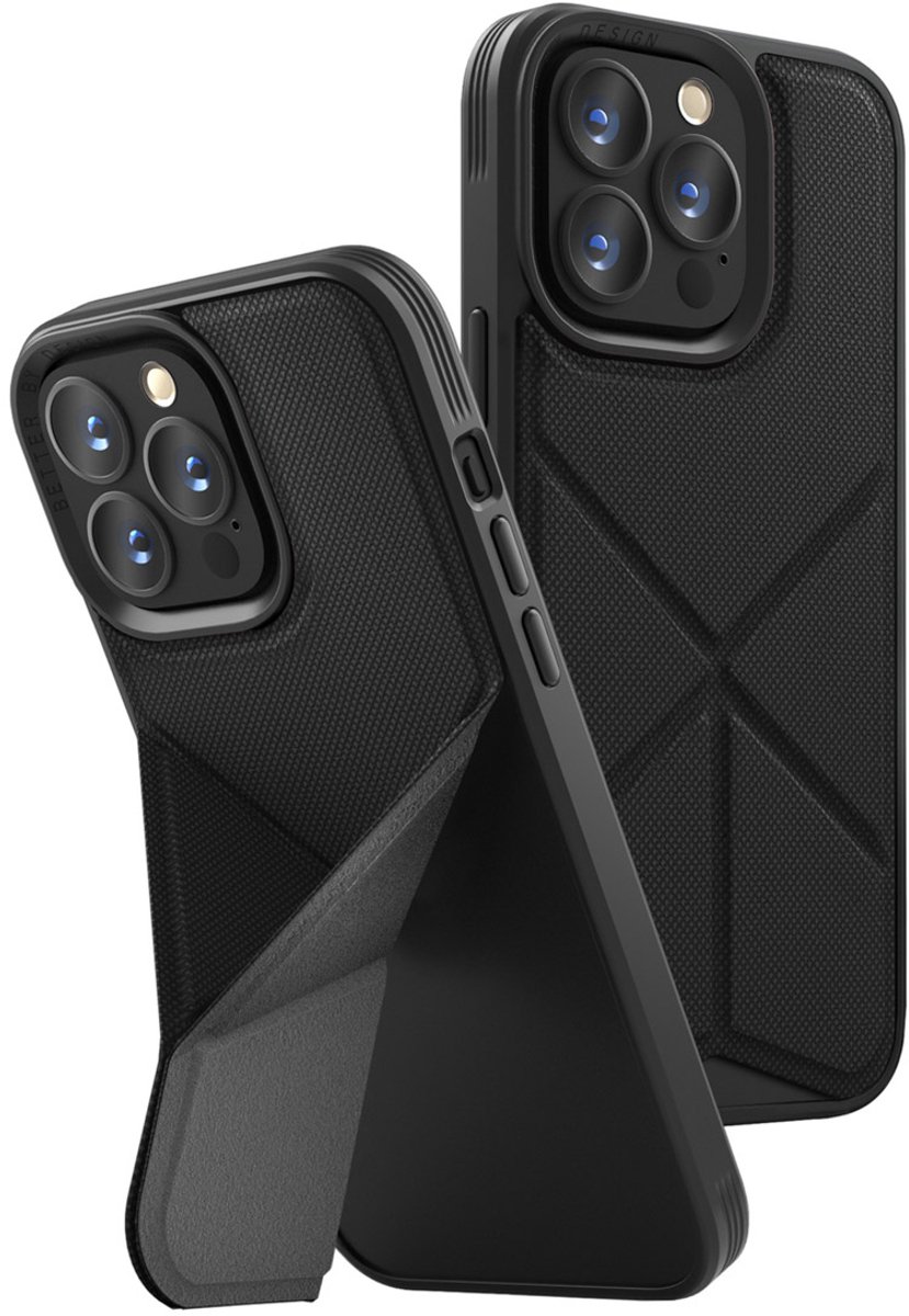 UNIQ Transforma Back Cover hoesje met MagSafe voor Apple iPhone 13 Pro - Zwart