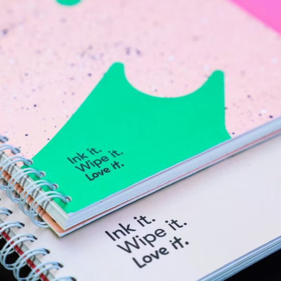 MOYU - Flashy Moss Notebook - Carnet effaçable A4 Hardcover