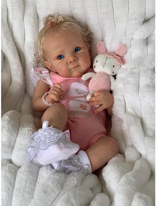Reborn Babypoppen Meisjes 45CM Realistische Babypop Echte Babypop Die Er Echt Zacht Uitziet Levensgrote Reborn Poppen van Grebrafan — afbeelding 3