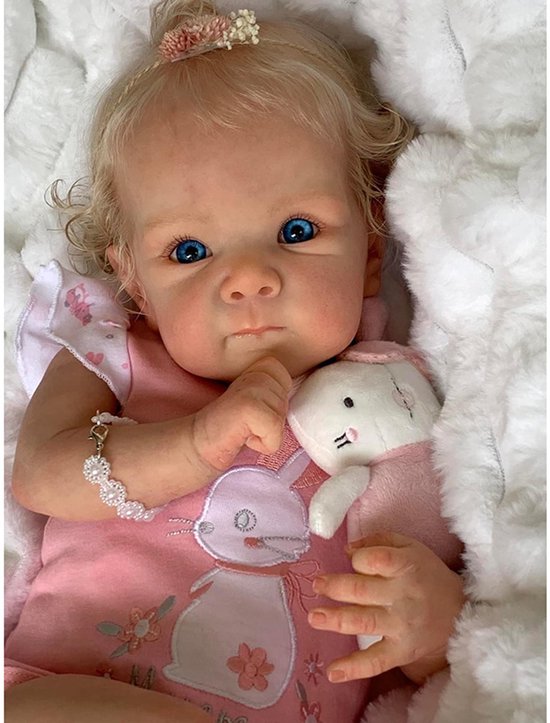 Reborn Babypoppen Meisjes 45CM Realistische Babypop Echte Babypop Die Er Echt Zacht Uitziet Levensgrote Reborn Poppen van Grebrafan — afbeelding 2