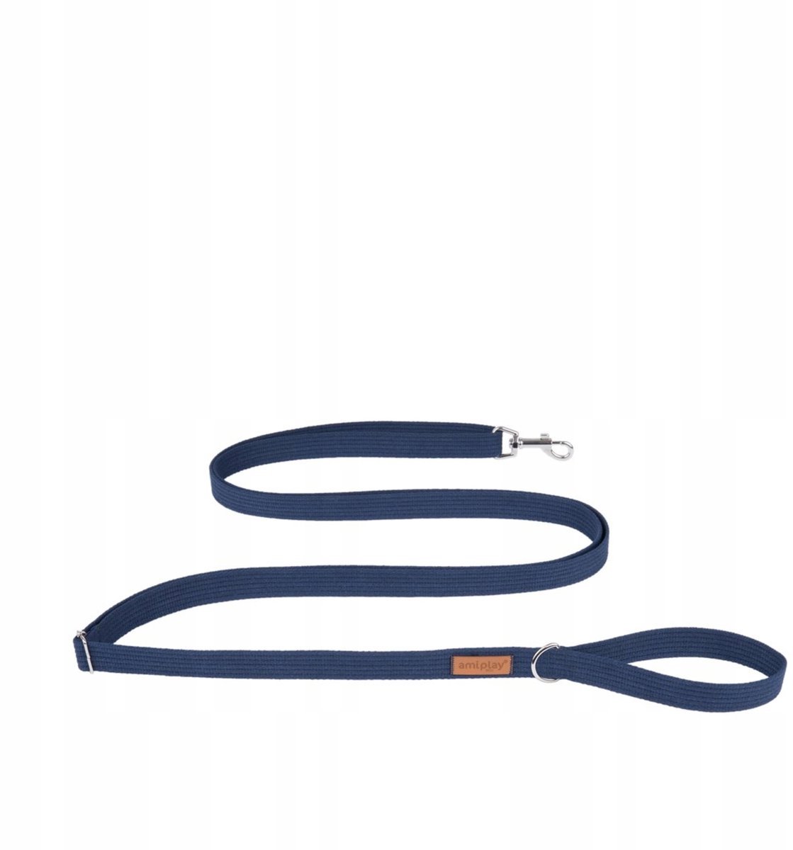 Amiplay Cotton Hondenlijn Easy Fix L Blauw 300x2,5cm Verstelbaar