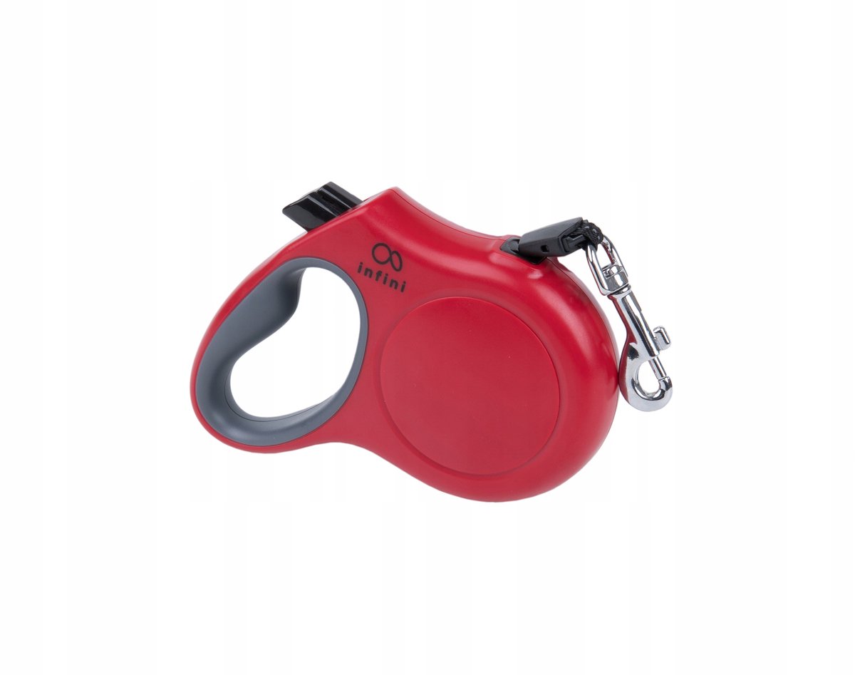 Infini Freedom S Rood Automatische Hondensnoer 3m tot 12kg