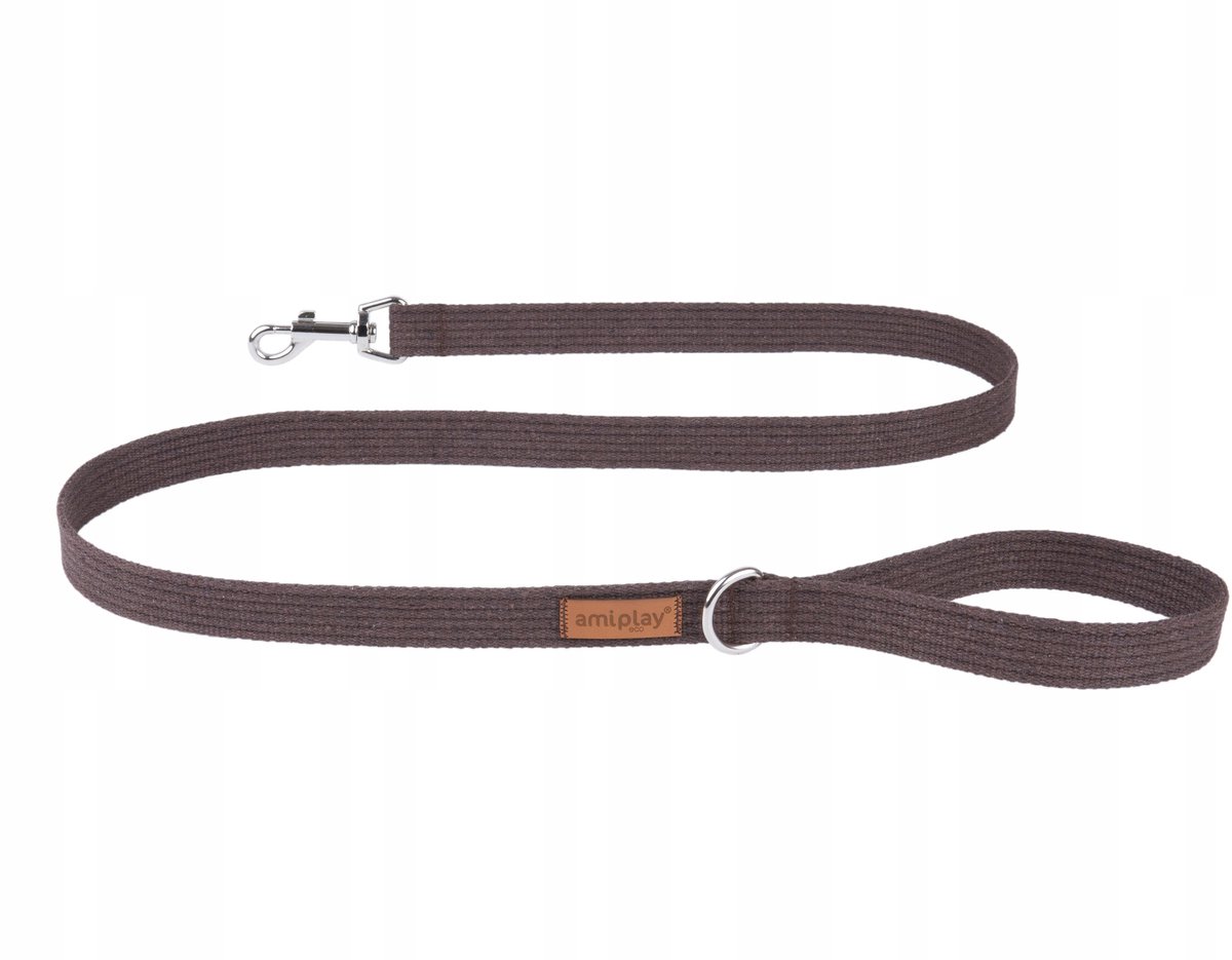Amiplay Cotton Hondenlijn Bruin - 140 cm, Maat M